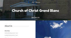 Desktop Screenshot of churchofchrist-grandblanc.com