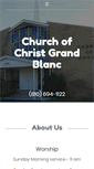 Mobile Screenshot of churchofchrist-grandblanc.com